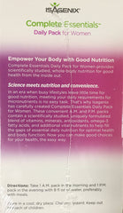 Individually wrapped AM/PM packs for Isagenix Complete Essentials Daily Pack