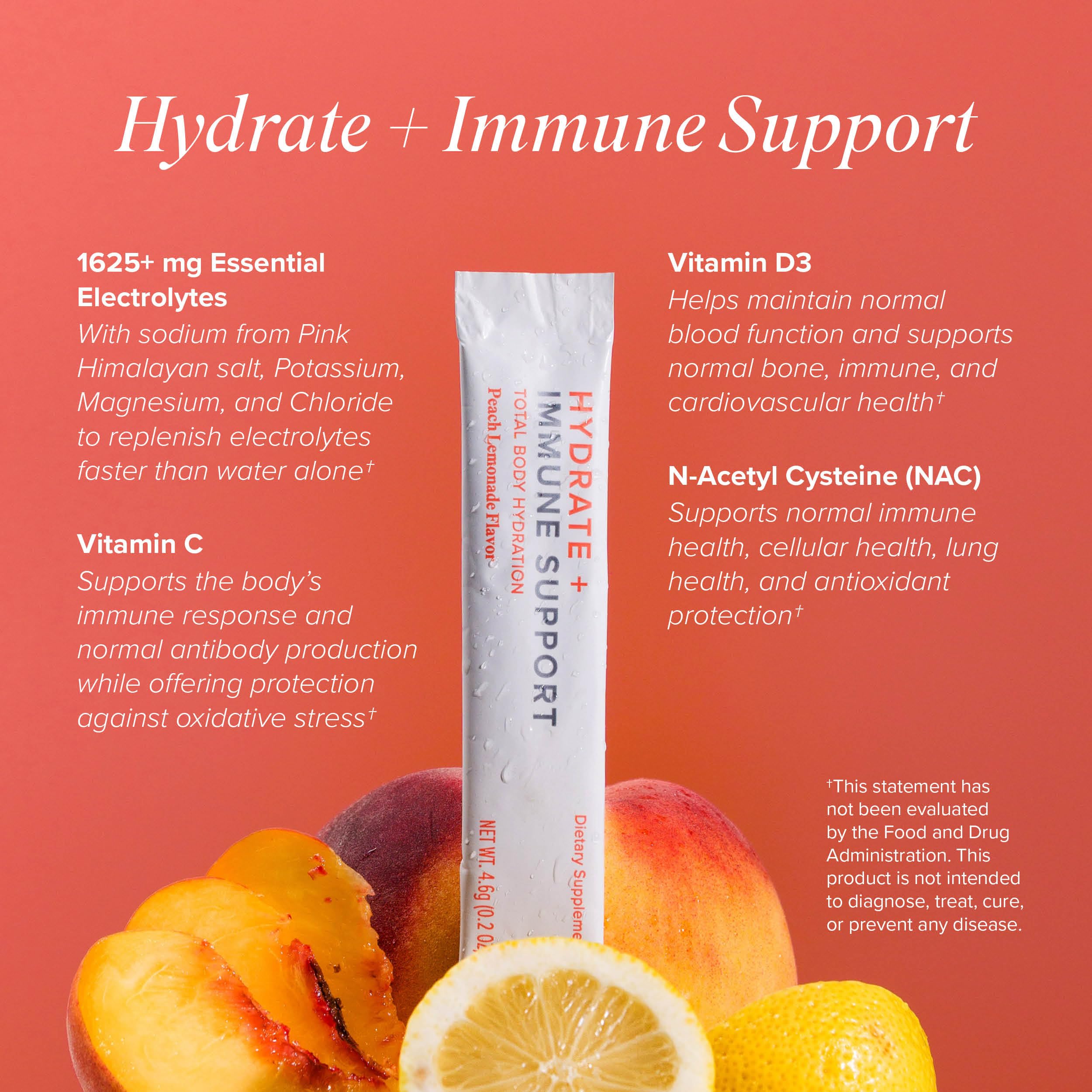 Prepared peach lemonade drink in water showing natural color