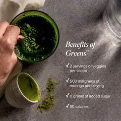 Non-GMO spinach and kale ingredients used in Isagenix Greens