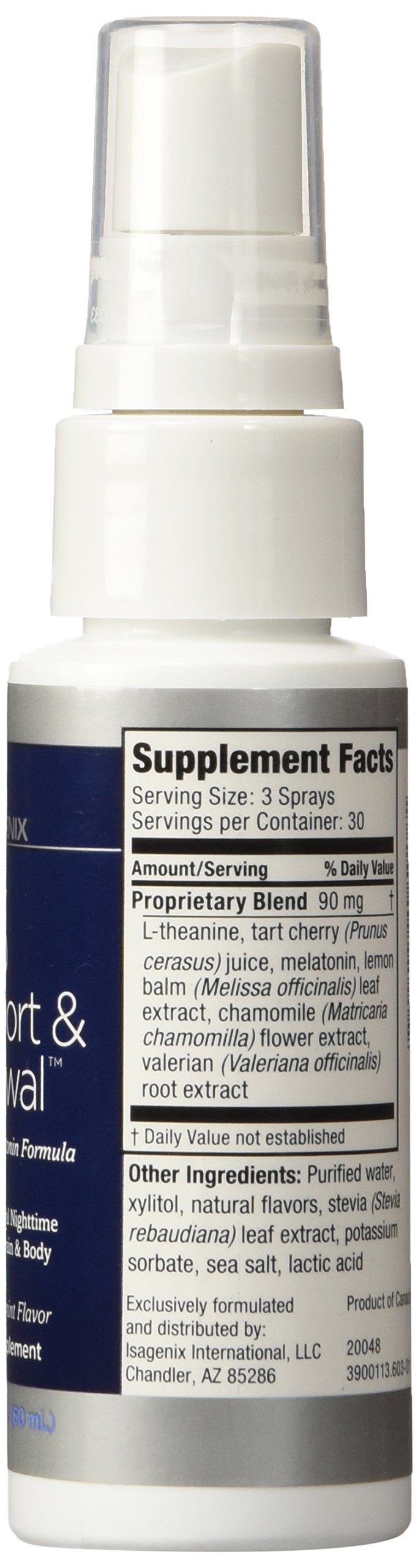 Close-up of spray nozzle on Sleep Support & Renewal Spray