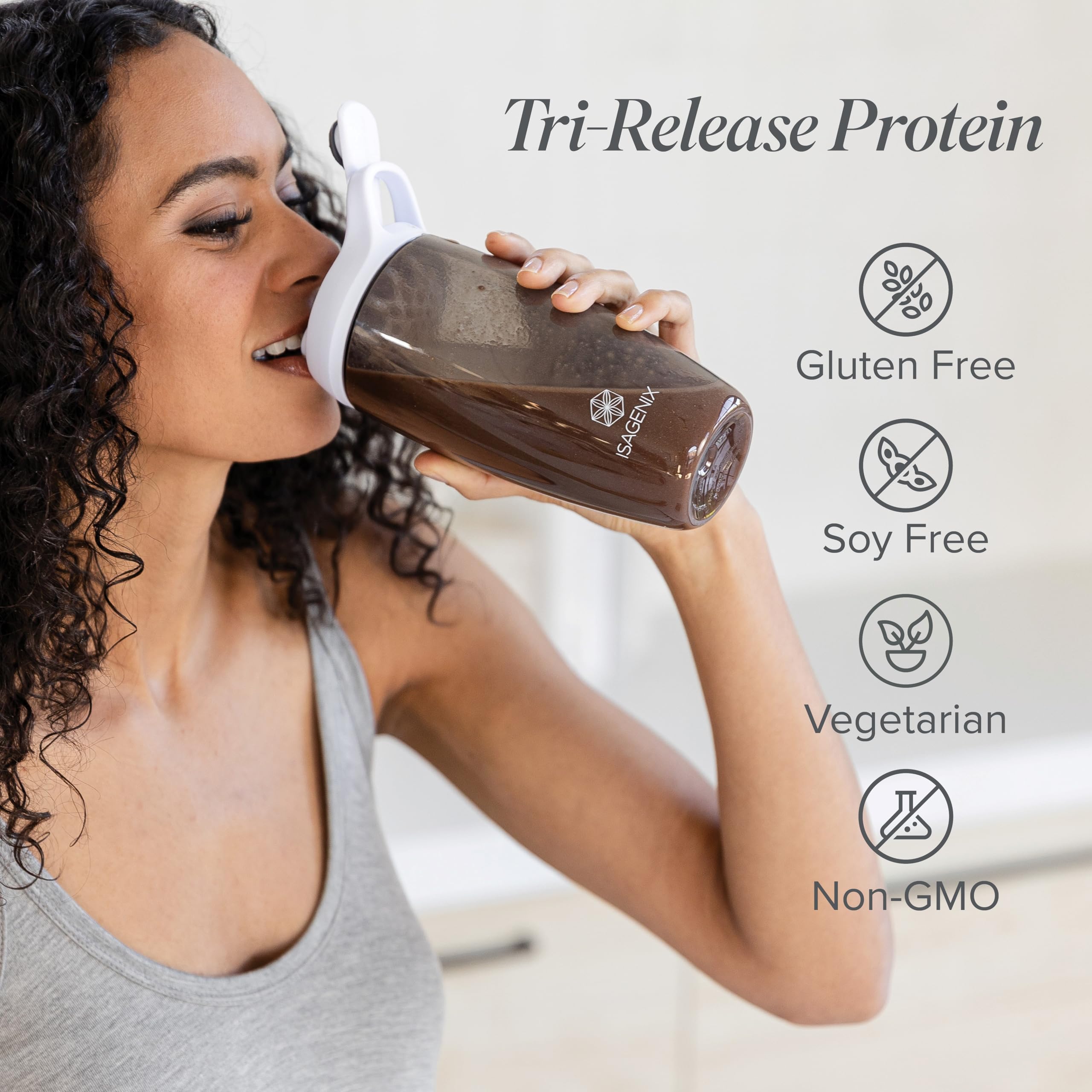 Illustration of amino acid release and Velositol in Tri-Release Protein