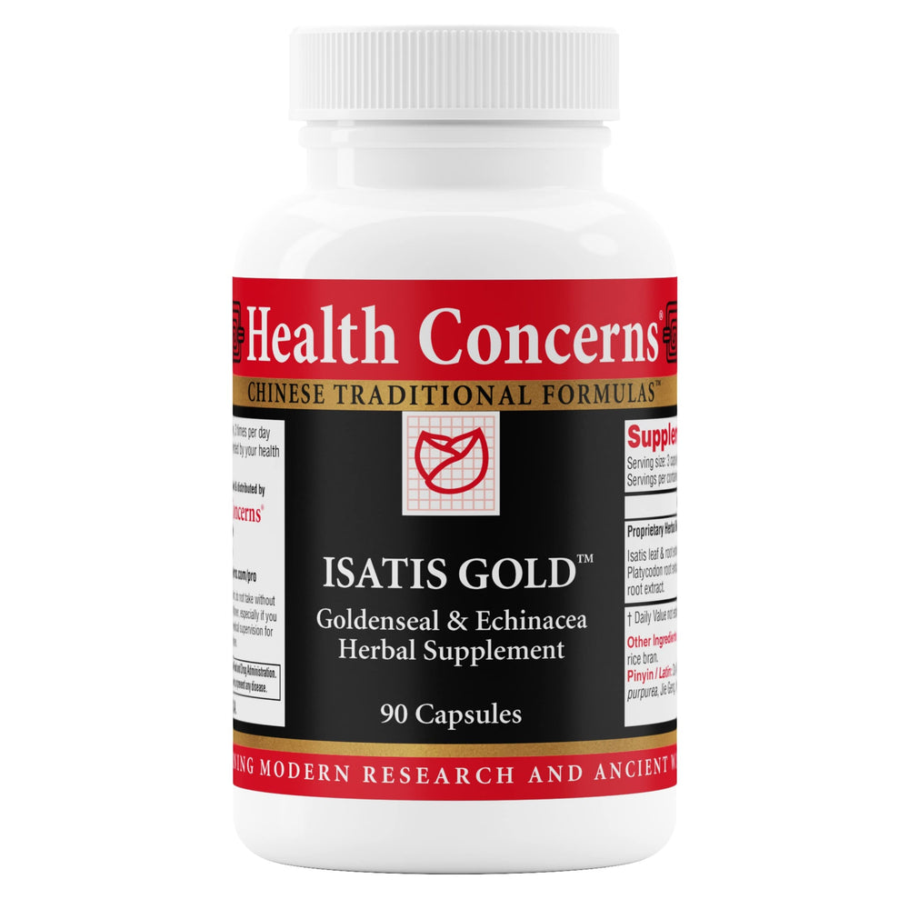 Isatis Gold immune support supplement bottle