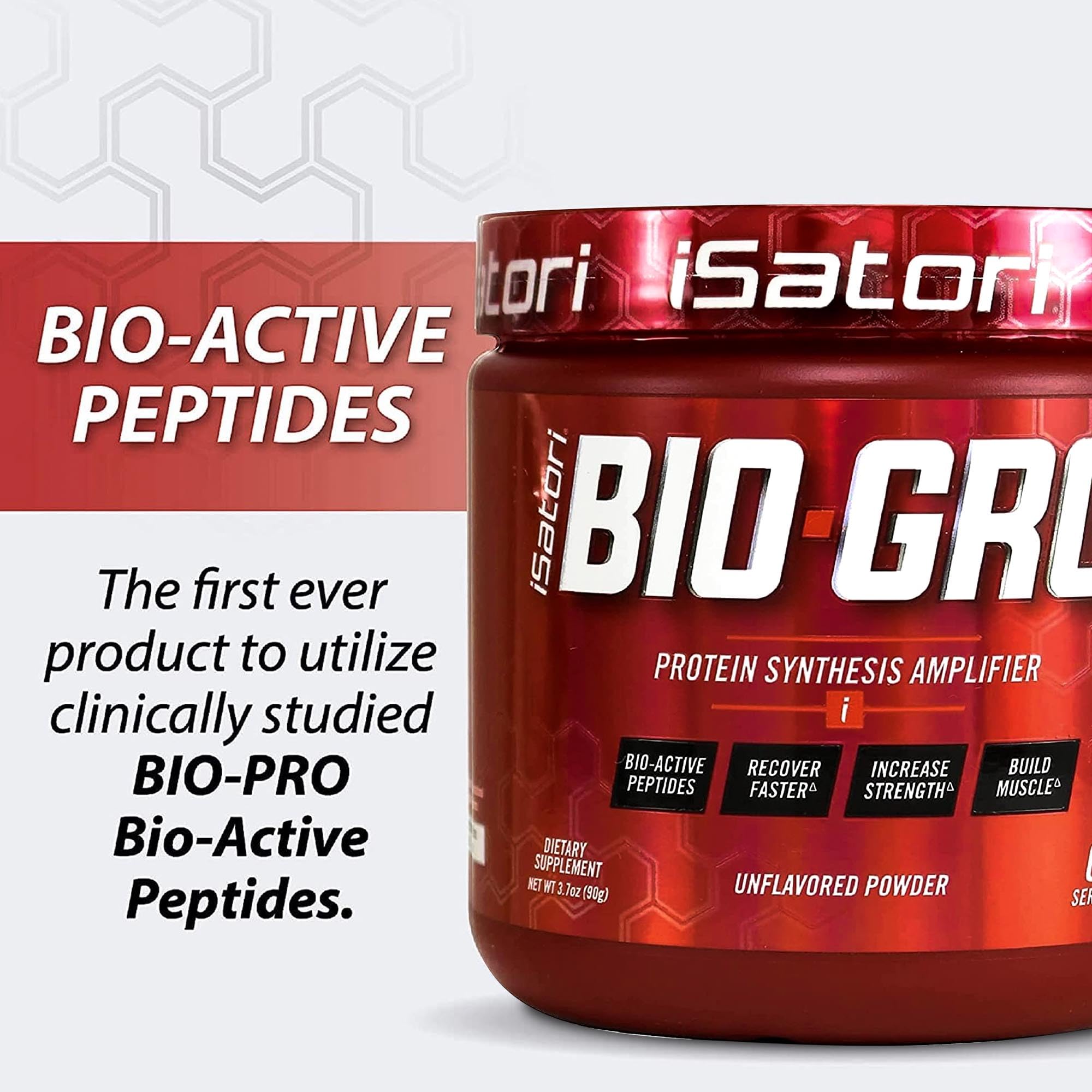 isatori BIO-GRO shake glass ready for a recovery drink after training