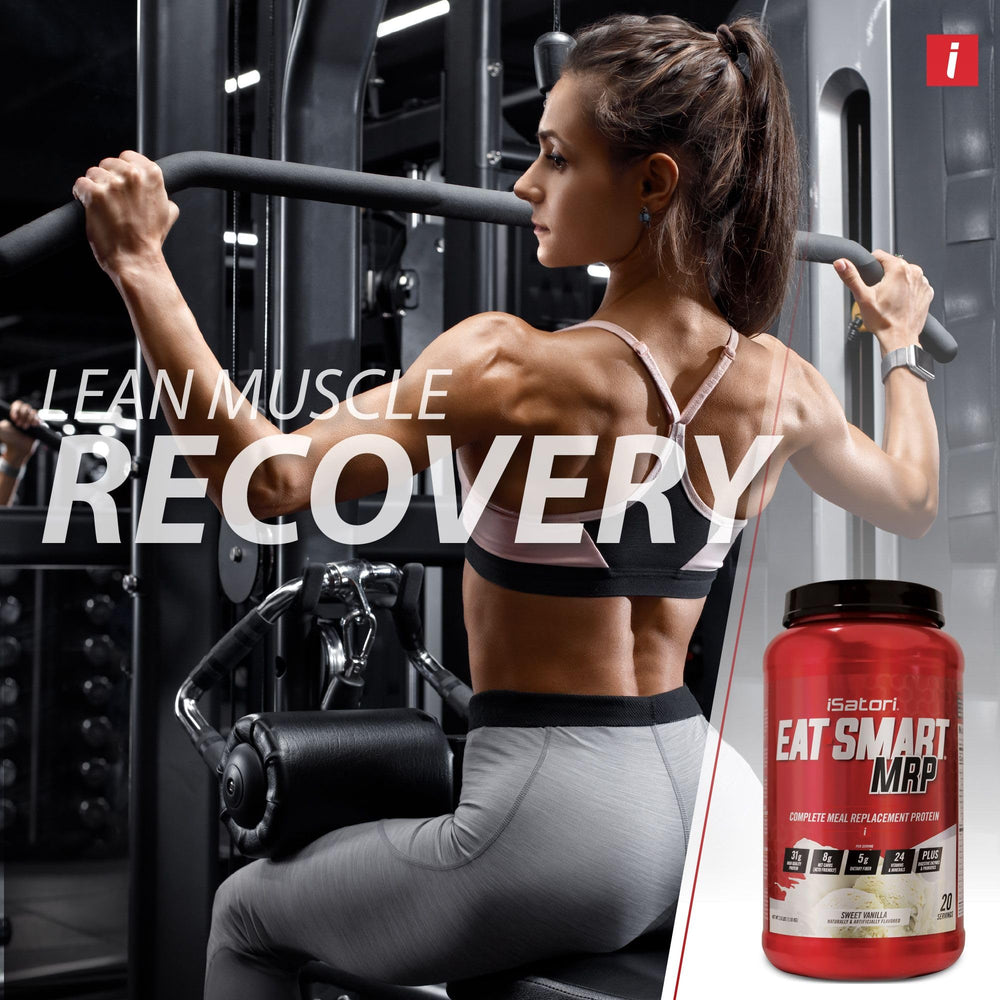 iSatori Eat Smart MRP probiotics powder package emphasizes digestion