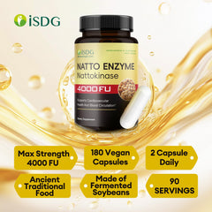 ISDG Nattokinase 4000 FU bottle - side view