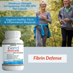 Vegan, Non-GMO, gluten-free Serrapeptase capsules ingredients