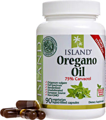 Island Nutrition Organic Oregano Oil Capsules bottle
