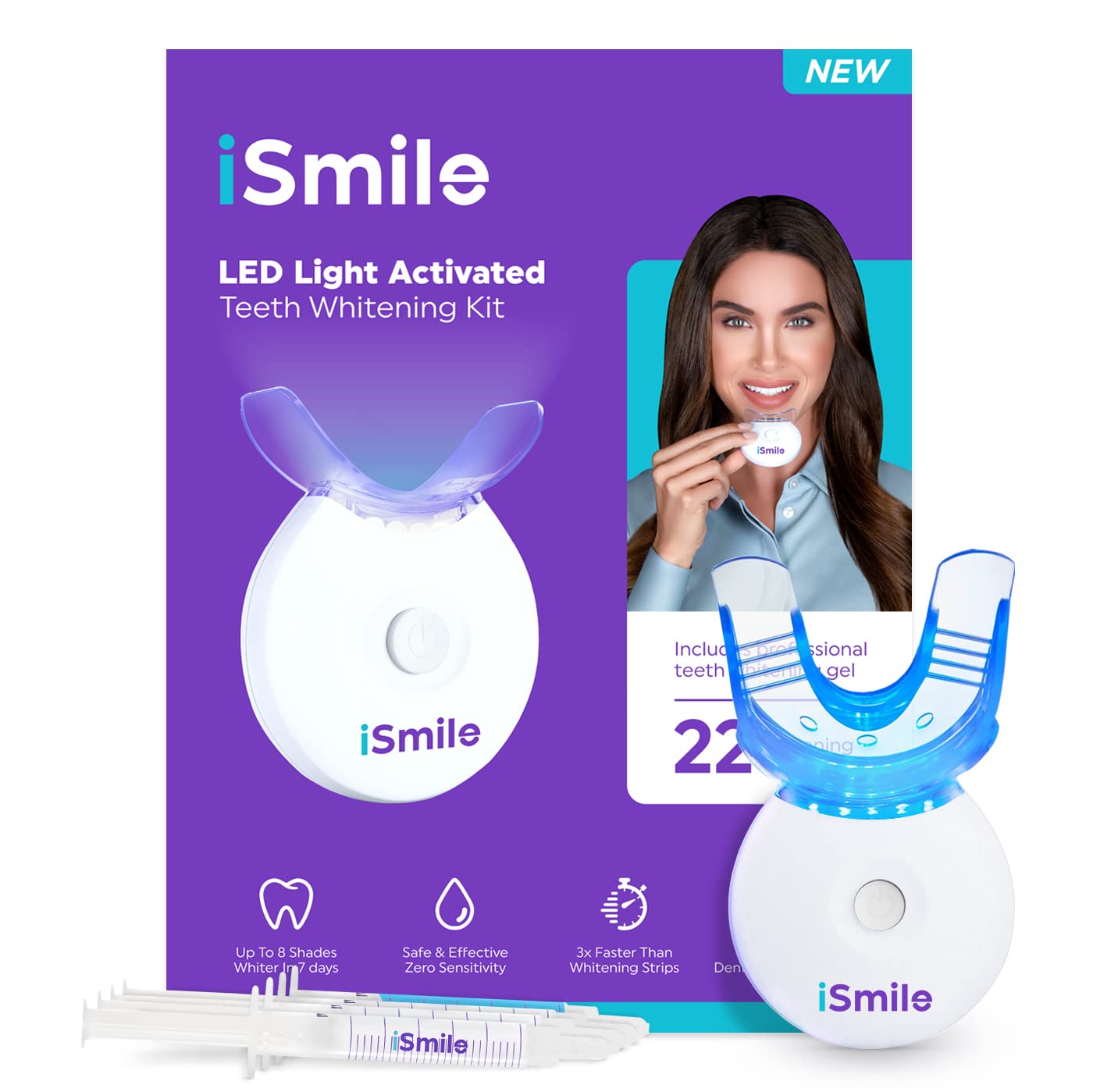 Step-by-step usage instructions for iSmile whitening