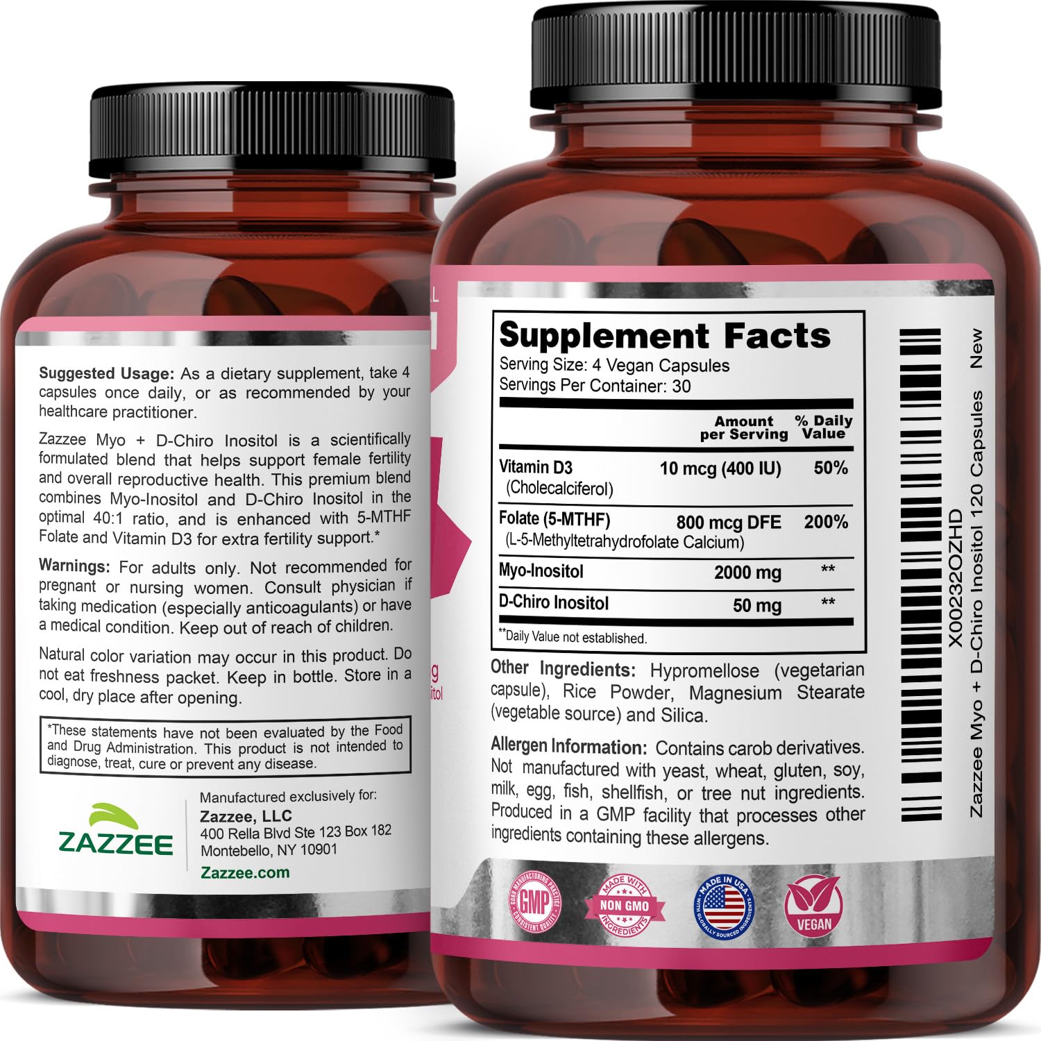 ISO-lab certified inositol supplement for women.