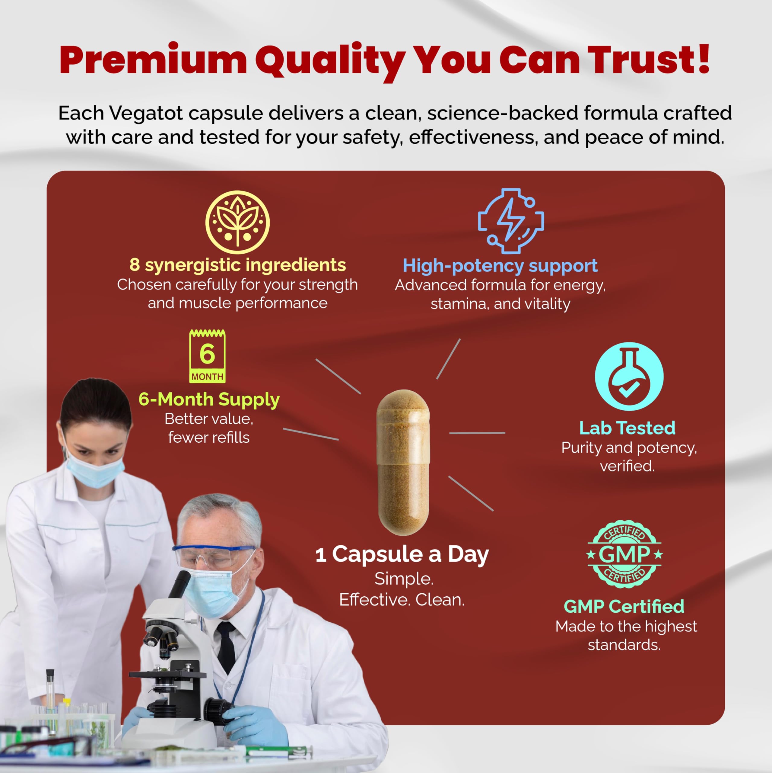 ISO 17025 accredited lab-testing symbol with Vegatot
