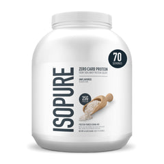 Isopure Zero Carb whey protein isolate unflavored 4.5 lb front label