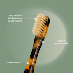 Ergonomic toothbrush handle design for Isshah toothbrushes