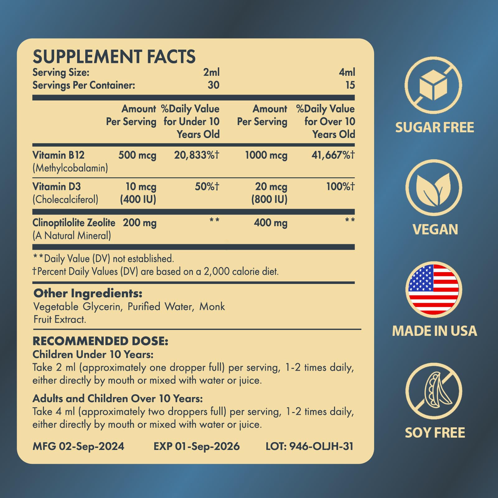 Itharoventis Zeolite Drops advanced formula for better absorption