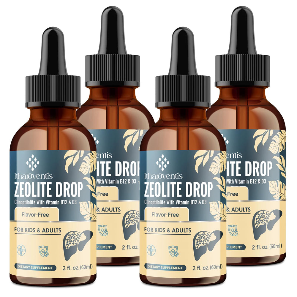 Itharoventis Zeolite Drops bottle for easy daily wellness routine