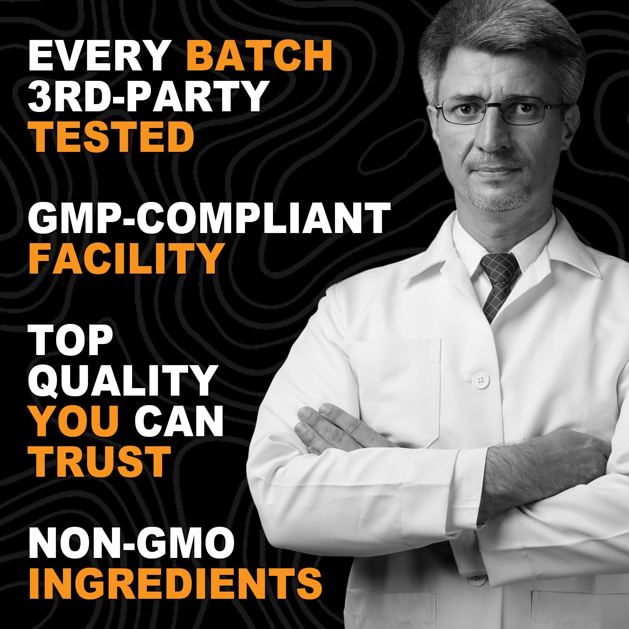 Third-party lab tested purity seal