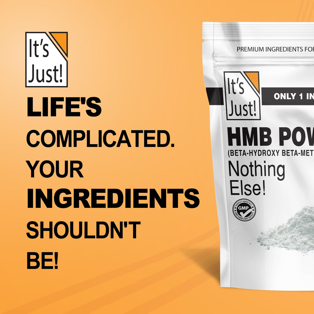Keto-friendly badge for It's Just! HMB Powder 250g
