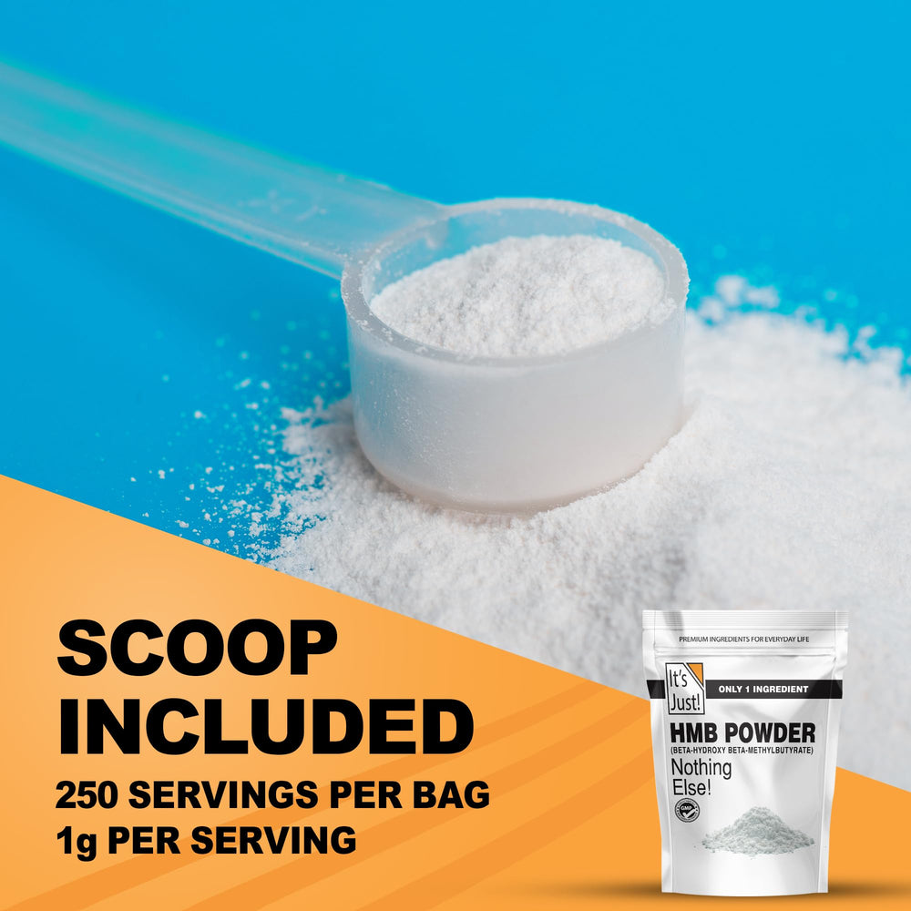 Unflavored It's Just! HMB Powder 250g powder in jar
