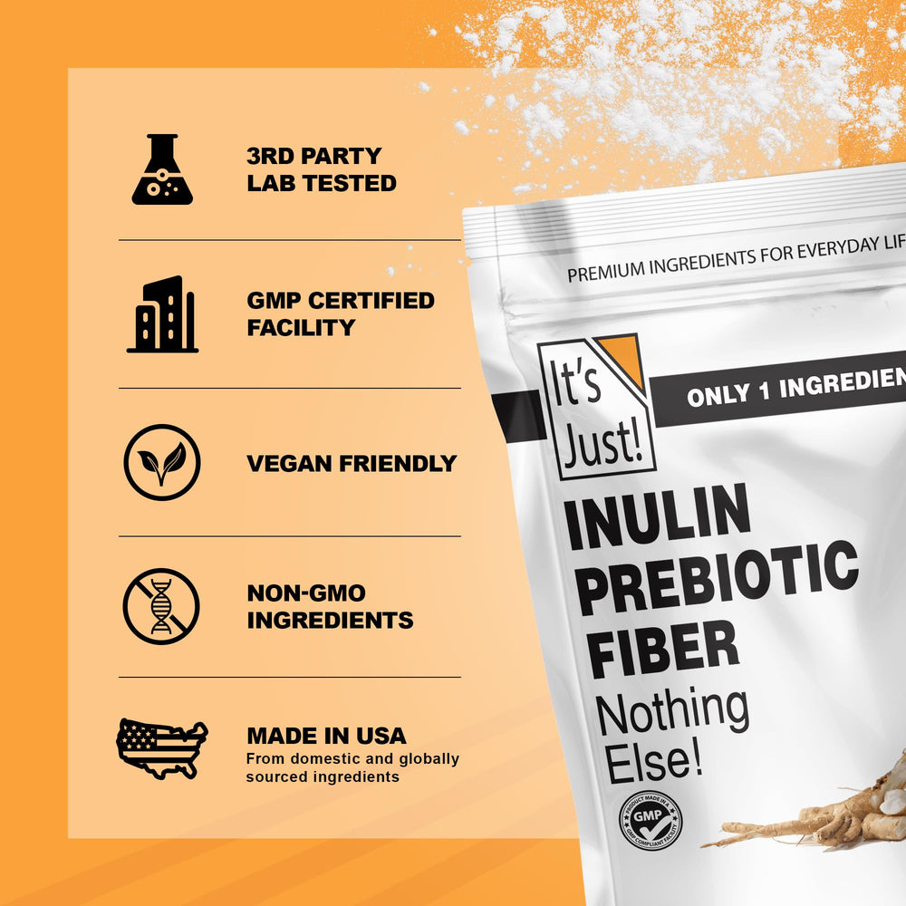 Graphic showing digestive health benefits of inulin