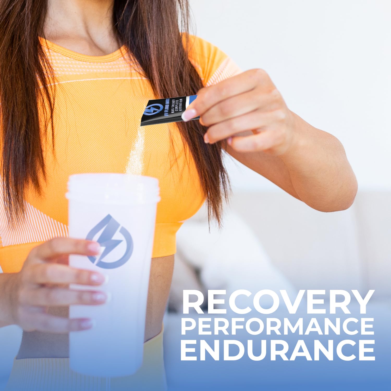 IV FLUID MAX flavor variety banner showing Orange, Pineapple, Raspberry options.