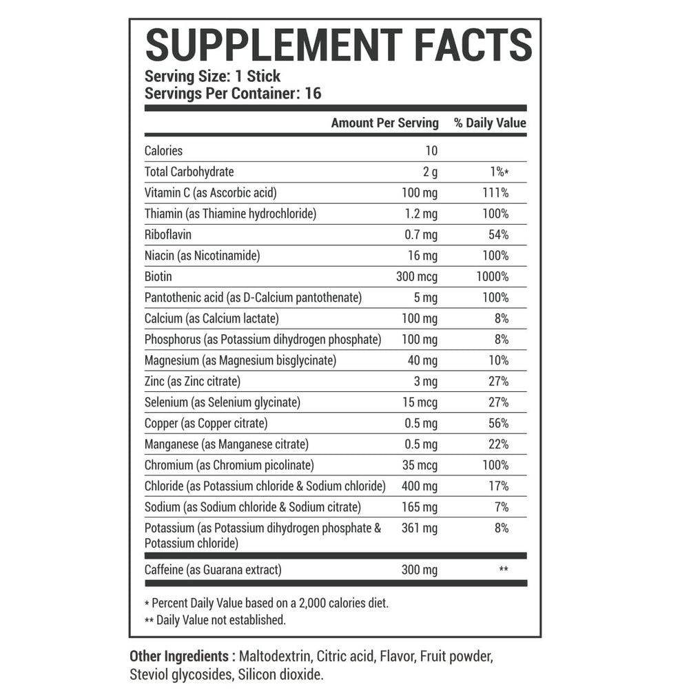 IV FLUID MAX on-the-go single-serve packets shown for convenient hydration.