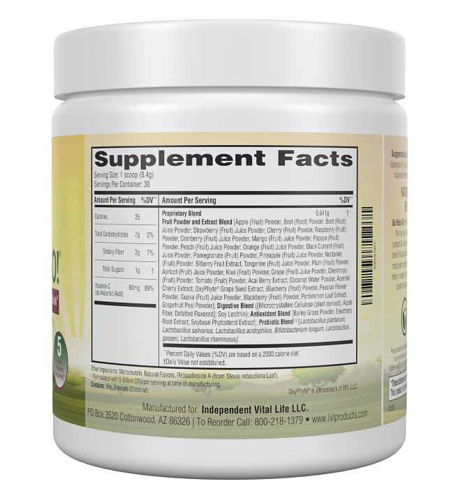 GO Ruby GO fruit extracts and berry blend