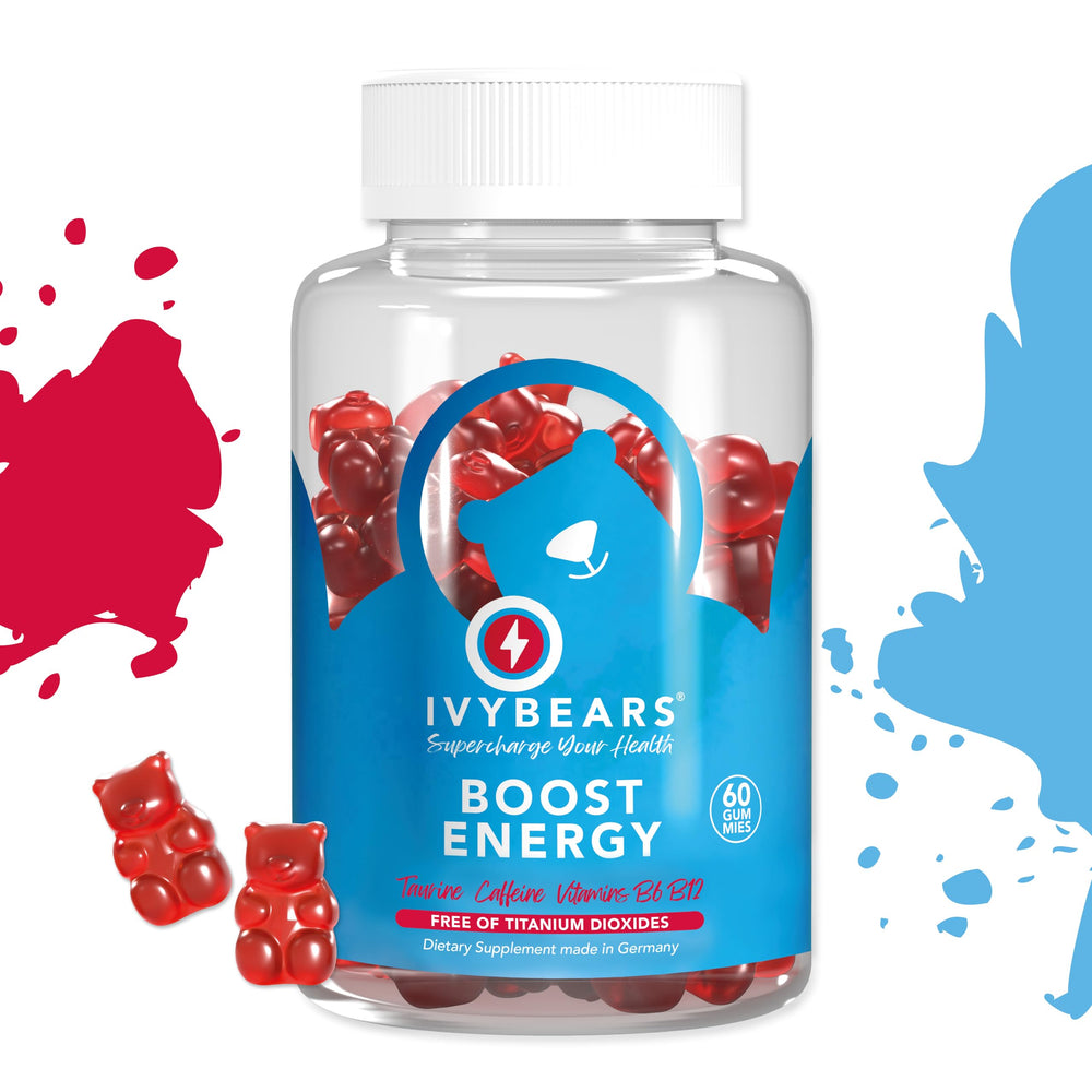 Ingredients: Vitamin B12, Vitamin C, and natural caffeine from guarana