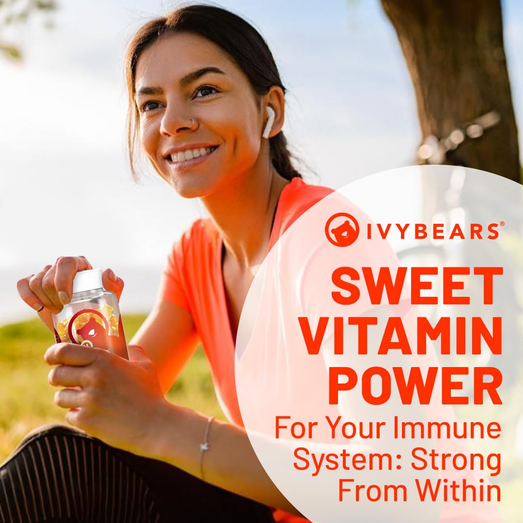 Close-up of orange fruit-flavored gummies