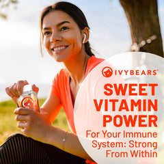 Close-up of orange fruit-flavored gummies