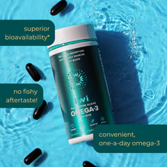 Vegan omega-3 supplement with superior bioavailability