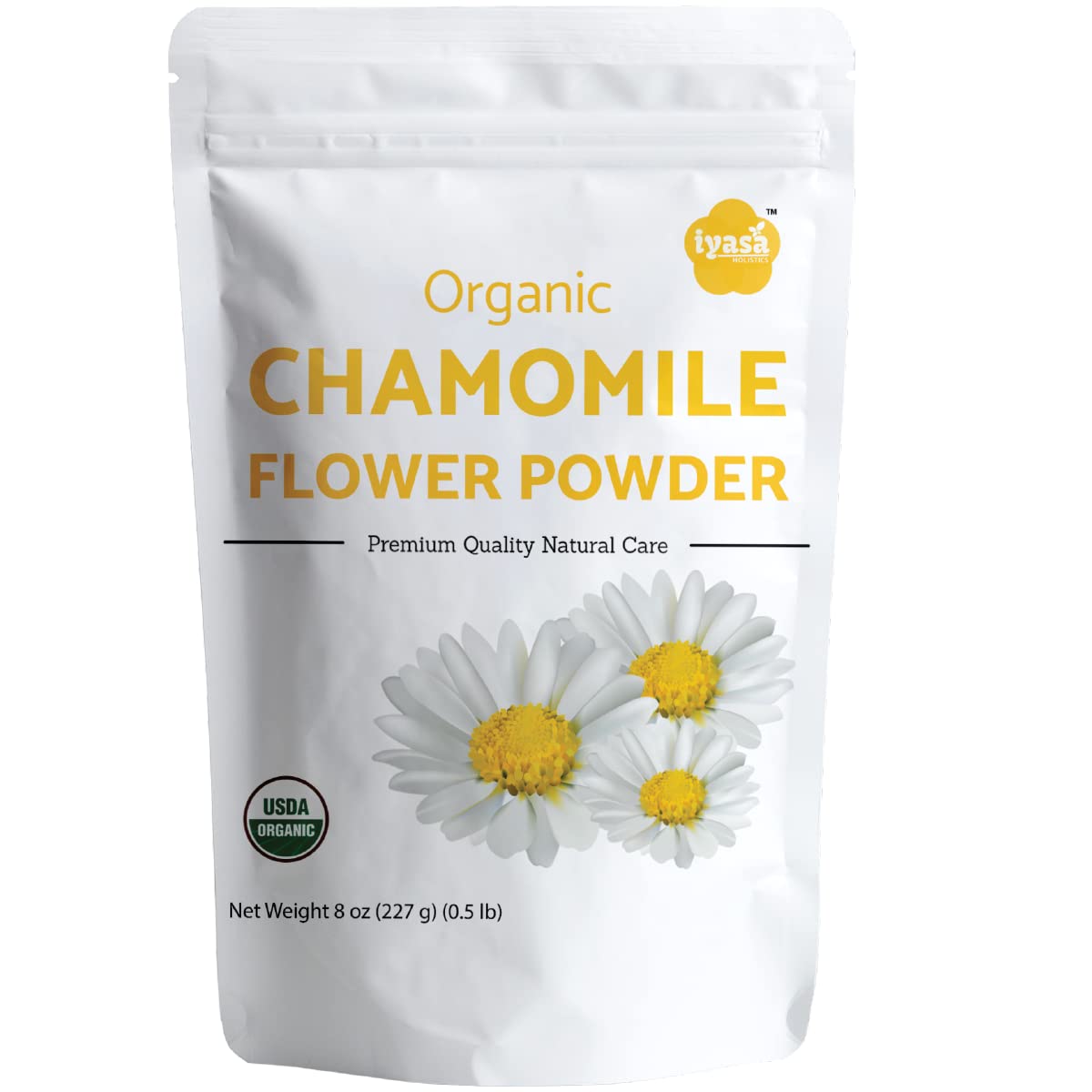 Iyasa Chamomile Powder container with scoop