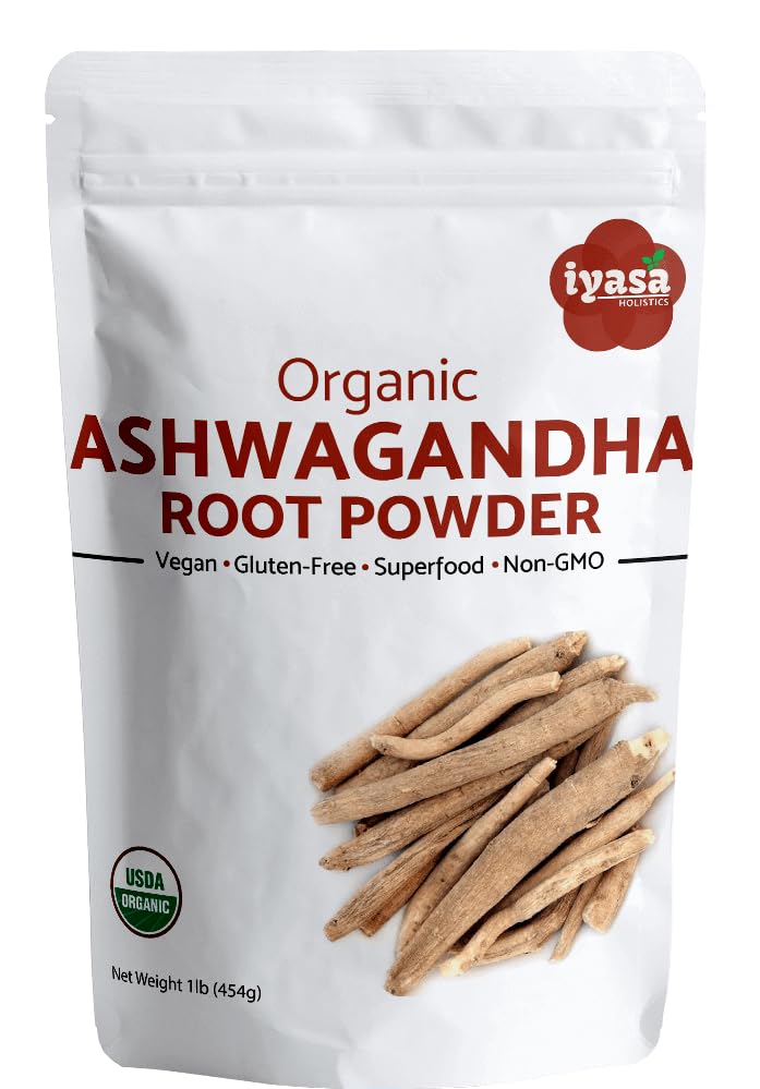 Iyasa Organic Ashwagandha Powder jar