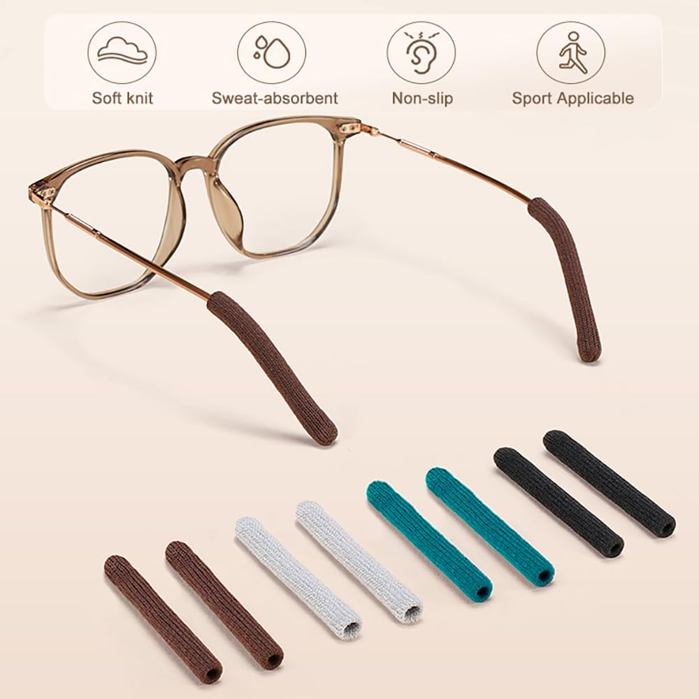 Universal compatibility eyeglass grips for various frames