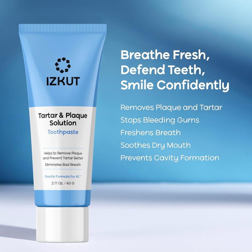 IZKUT Wintergreen flavor toothpaste tube