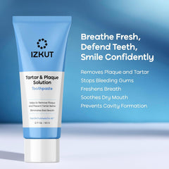IZKUT Wintergreen flavor toothpaste tube