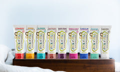 BPA-free packaging for Jack N' Jill natural kids toothpaste