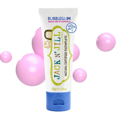 Jack N' Jill Kids Bubblegum Toothpaste bottle on white background
