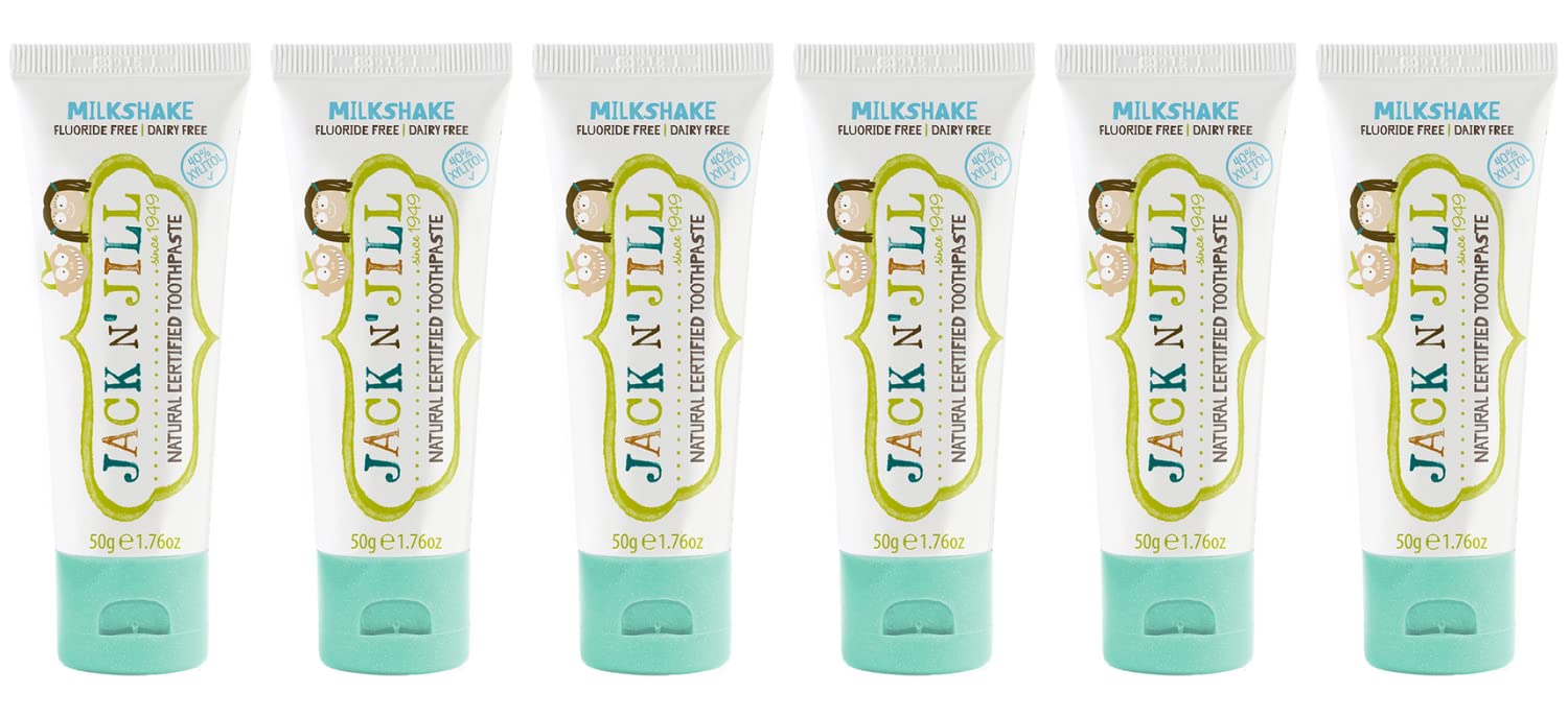 Product shot of Jack N' Jill Milkshake toothpaste for kids
