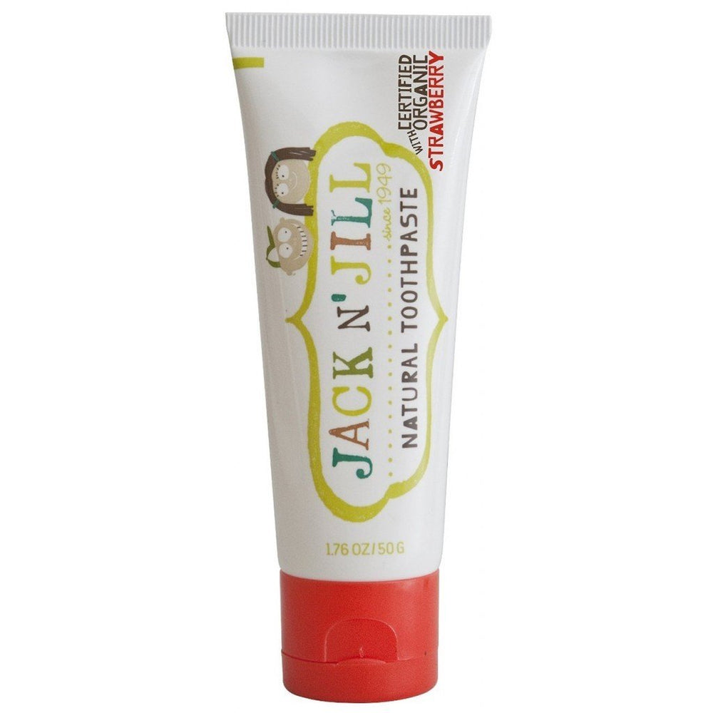 Jack N' Jill Natural Toothpaste for Babies and Infants - Strawberry flavor, 1.76 oz