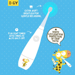 Stage 1 baby/toddler replacement head for Tickle Tooth Sonic Electric Toothbrush.
