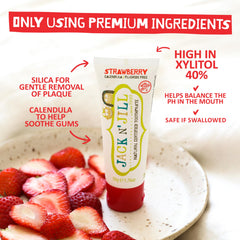 Side view of the toothpaste packaging