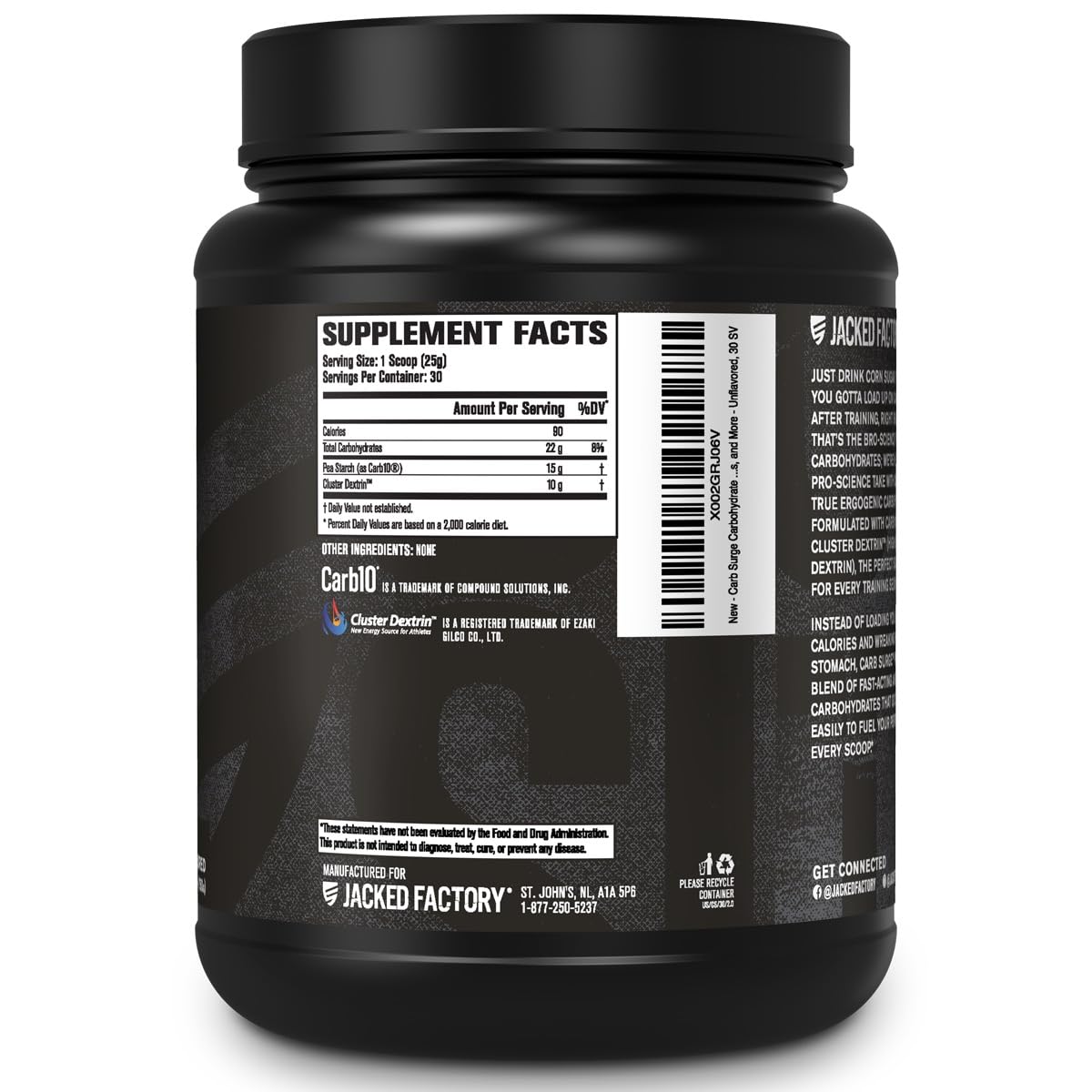 cGMP-certified manufacturing facility for Jacked Factory supplements