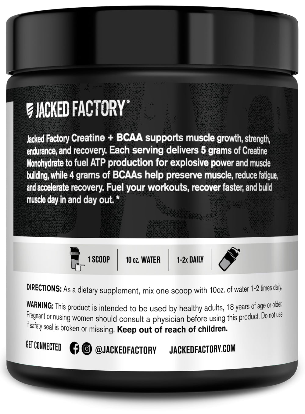 Powder being poured into a shaker bottle