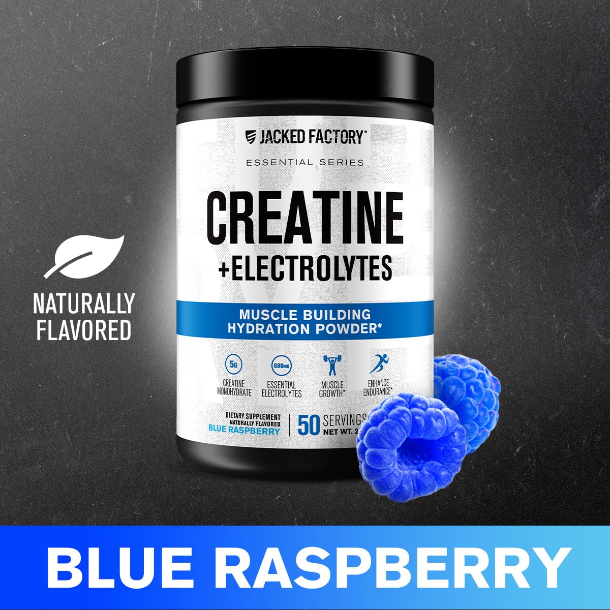 Mix of electrolytes and taurine imagery on product label