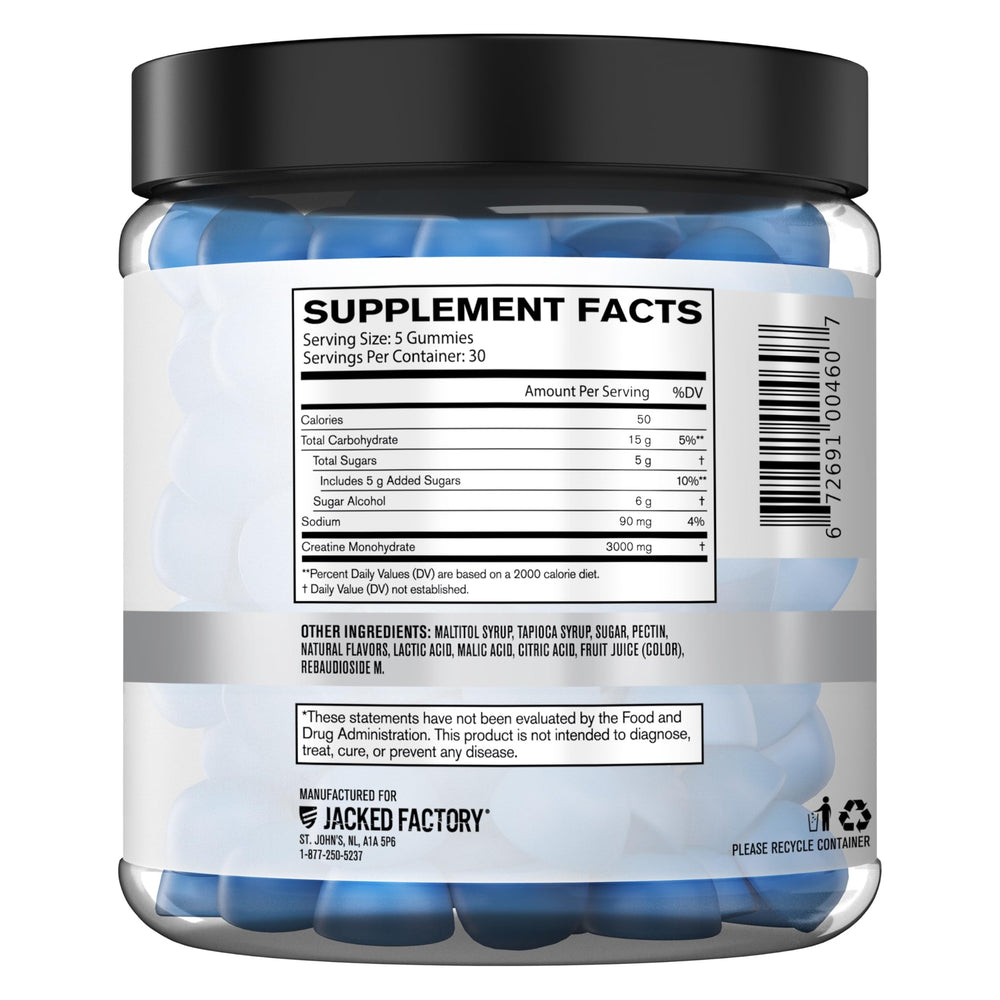 Blue Raspberry flavor branding on label