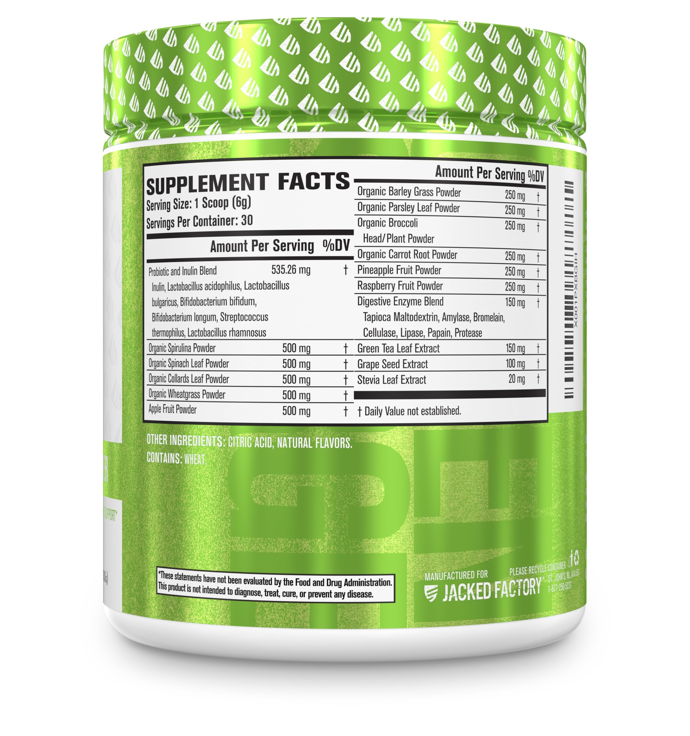 cGMP-certified manufacturing facility label
