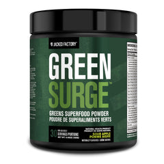 Jacked Factory Green Surge green superfood powder with sour apple flavor
