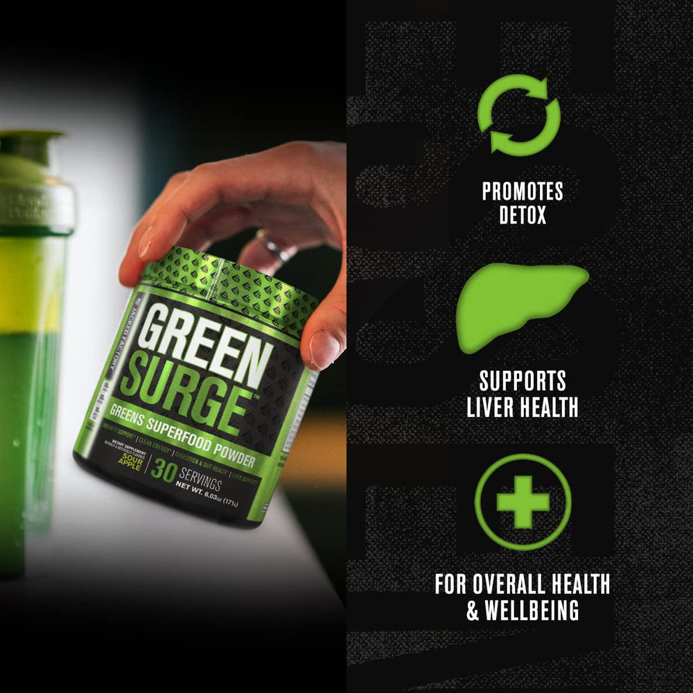 Probiotics and digestive enzymes included in Green Surge