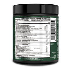 Green Surge ingredients including spirulina and wheatgrass powder