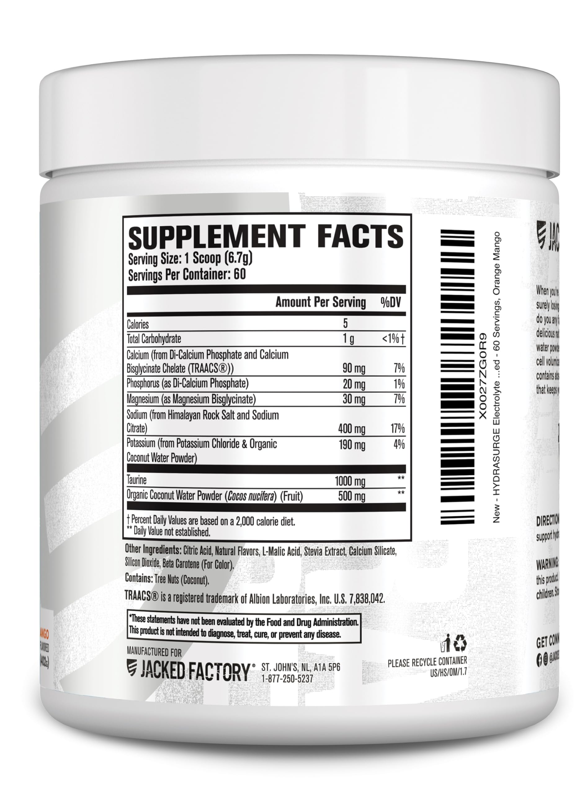 Orange mango packaging appeals to flavor-minded athletes.