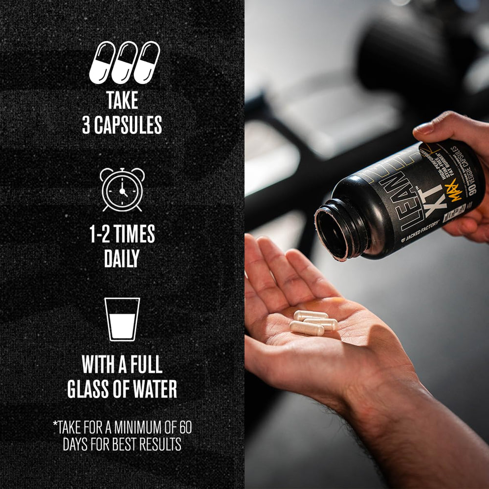 Lean-XT Max capsules in bottle
